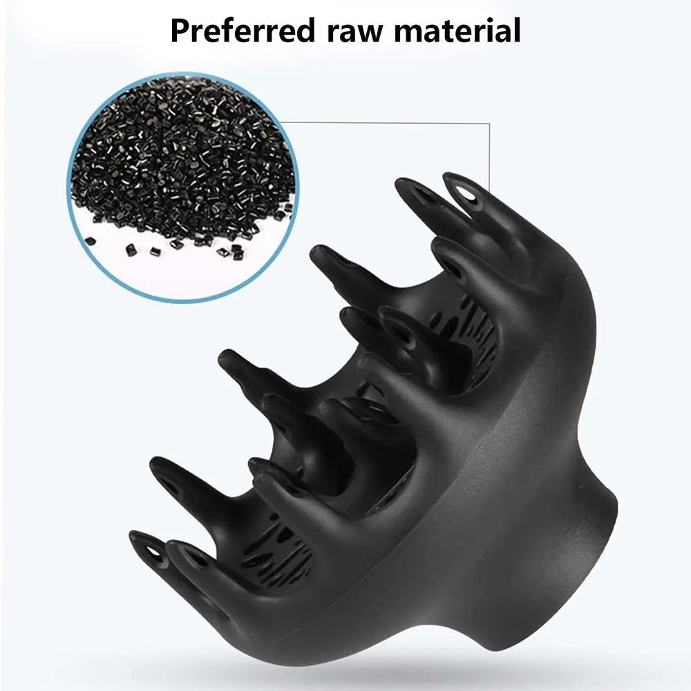 Black Hair Roller Curly Tool Salon Hair Air Curler Hair Dryer Curls Diffuser Blower Hairdressing