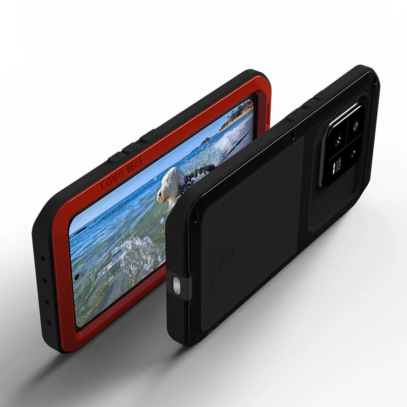 Love Mei Phone Case for Xiaomi 15 14 13 Pro 11 Silicone Military Grade Metal Protective Case Shock Proof Dust Proof Cover