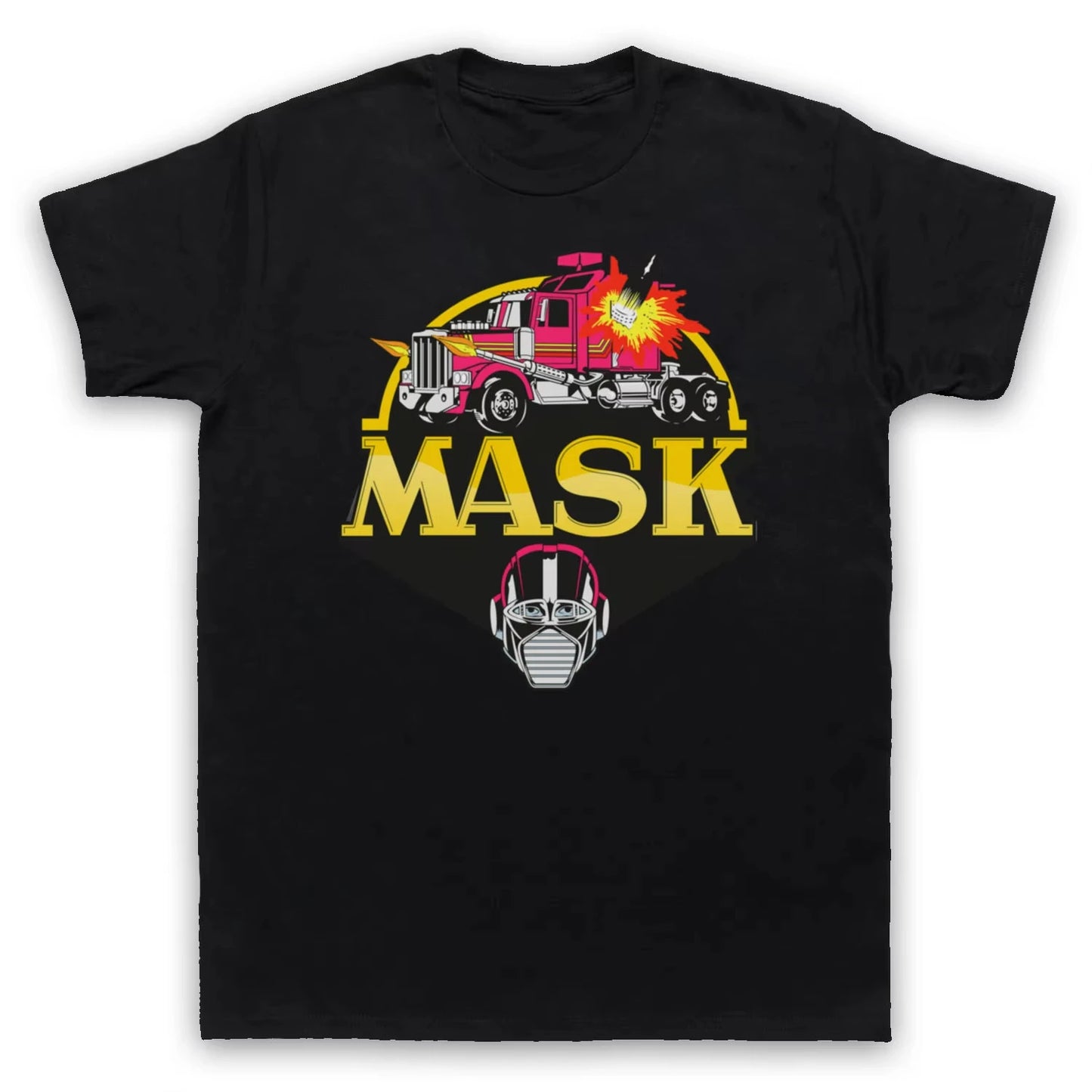 2025 T-shirts Are Selling Well in Summer M.A.S.K. MASK 80'S CARTOON LOGO ANIMATION Animated Peripheral T-shirt Women Men Fashion