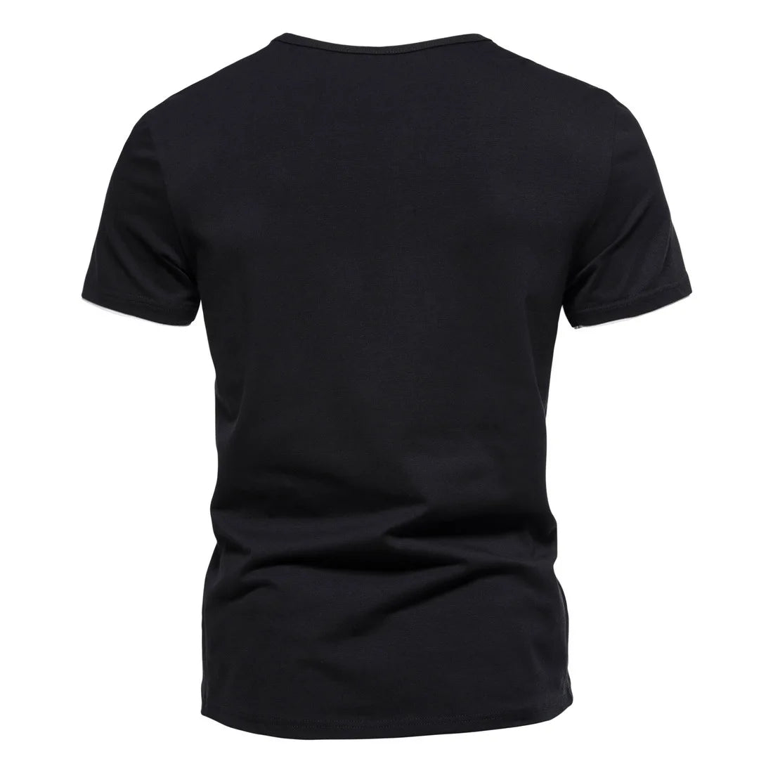 Mens T Shirt Pure Color V Collar Short Sleeved Tops Tees Men T-Shirt Black Tights Man T-Shirts Fitness For Male Clothes