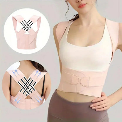 Posture Corrector for Women & Men – Adjustable Back Brace, Scoliosis & Hunchback Support, Spine Alignment
