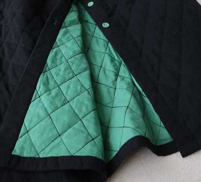 Oversized women's cotton Jacket 2025 New Winter Coat Women Loose Casual Warm Long Overcoat Female Literary Retro Cotton Coats