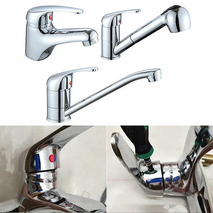 Kitchen/Bathroom Showers Mixer Tap Handle Faucet Head Handle Mirror Polished Basin Single Thermostats Bathtubs