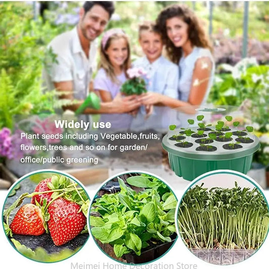 H7BF Seed Growing Box Vegetable Seed Sprout Hydroponic Tray Garden Supplies