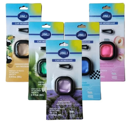 Long-Lasting Car Air Freshener Vent Clip Essential Oil Scented Odor Eliminator 0.14oz Alcohol-Free Fragrance for Fresh Car Smell