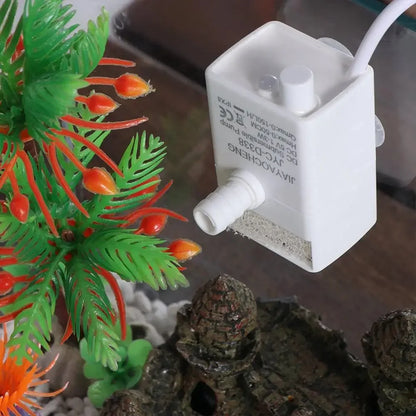 Ultra-quiet Pet Water Dispenser Pump LED Light 5V Mini Submersible Pump Large Flow Detachable Water Fountain Pump Replacement