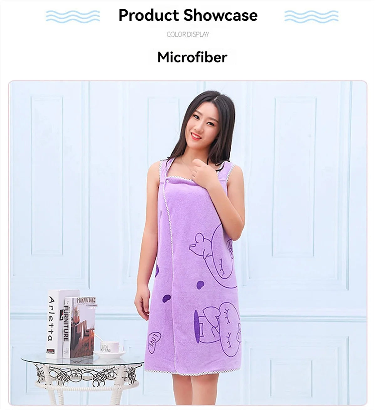 New Bath Towels Fashion Lady Wearable Fast Drying Magic Bath Towel Beach Spa Bathrobes Bath Skirt 골프샤워가운 여성