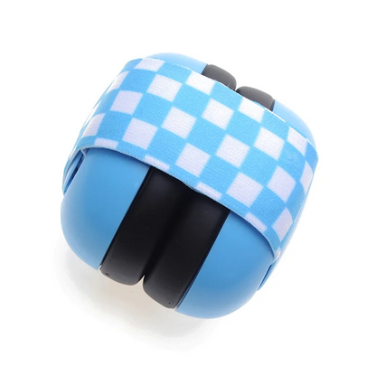 MACH-Baby Noise Cancelling Ear Protection Earmuffs For Infants With Elastic Headband Airplane Travel Baby Accessories A