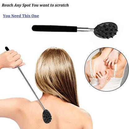 Extendable Back Cracker with 2 Scratch Surfaces Deep Back Scratcher for Men Women Back Massager for Back Body Birthday Gifts