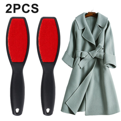 2PCS Cheapest Lint Remover 2 Sided Reusable Electrostatic Woolbrush Cat Pet Hair Remover Fabric Shaver Brush For Sofa Clothes