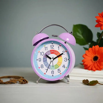 1pc student-only bedroom table alarm clock; 3-inch early education small alarm clock; Room/home décor