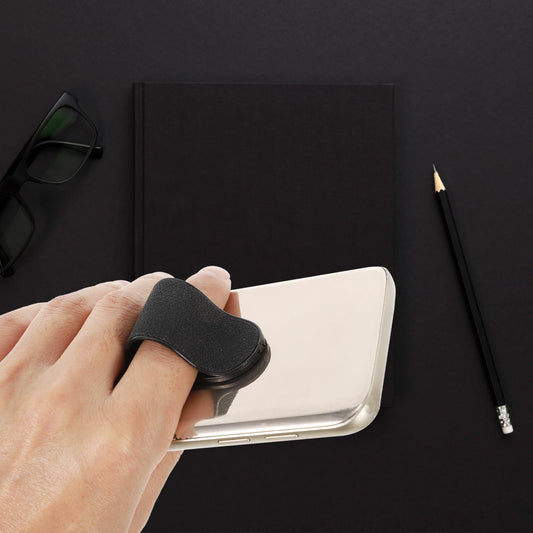 Adjustable Phone Ring Holder Cell Phone Stand Portable Finger Strap Handheld Mobile Phone Grip Adhesive Phone Holder Kickstand