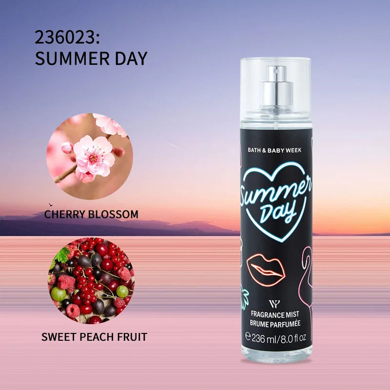 Women's Long Lasting Light Fragrance Victoria Fragrance Body Spray With Various Flavors Skin Care