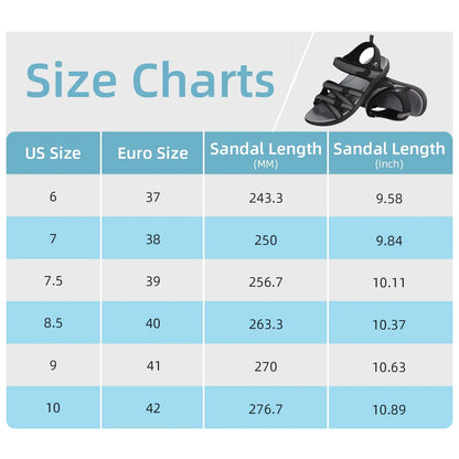 GOLDEN CAMEL Hiking Sandals for Women Strappy Water Sandal Comfortable Lightweight Walking Beach Sandal for Outdoor Sport Travel