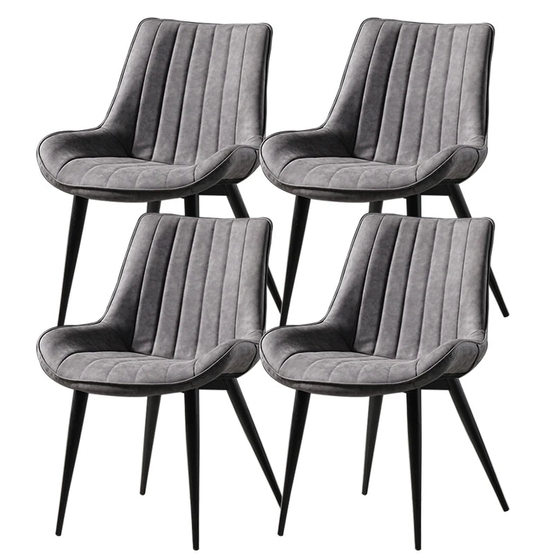 Nordic light stool leather soft dining chair kitchen dining room back chair dining room back chair restaurant is free shipping