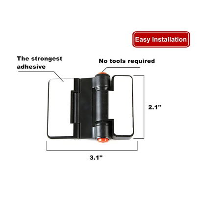 SOFT-Refrigerator Door Locks, Double Button Bonded Refrigerator Locks, Keyed File Drawer Locks Child Proof Freezer Door Locks