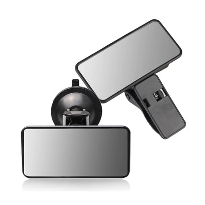 Car Mirrors Baby Safety Mirrors Car Interior Rear View Mirror 360 Degrees Rotatable Makeup Mirrors Shatterproof Adjustable