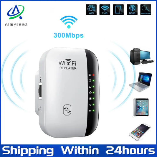Wireless WIFI Repeater 2.4G Router 300Mbps Wifi Range Extender Wi-Fi Signal Amplifier 802.11N Network Card Adapter for PC