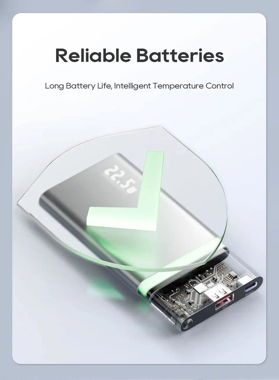 22.5W Power Bank 10000mAh Portable Charger PowerBank Fast Charging External Battery For iPhone16 15 14 Xiaomi poweer bank