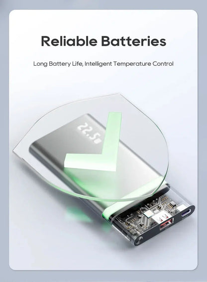 22.5W Power Bank 10000mAh Portable Charger PowerBank Fast Charging External Battery For iPhone16 15 14 Xiaomi poweer bank