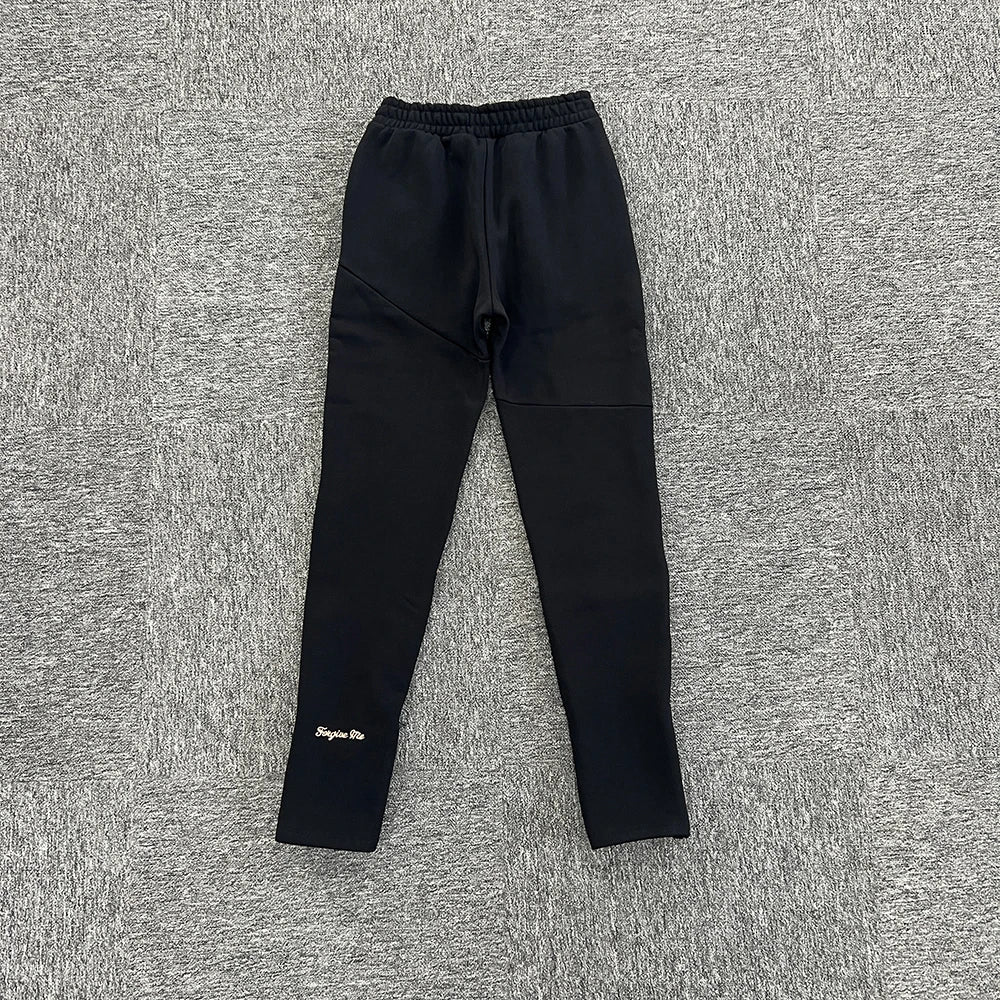 Jogging Streetwear Hoodies Trousers Set Centre Cee Tracksuit Men Clothing Y2k Cotton Sweatshirts Tops Pants Mens Clothes Black