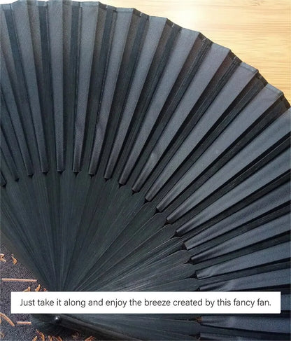 Chinese Style Black Vintage Hand Fan Folding Fans Dance Wedding Party Favor Chinese Dance Party Folding Fans