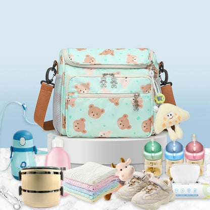 Spacious Mother Bag for Baby Essential Multifunction Baby Gear Organizes Bag Essential Baby Travel Bag Easy Access Storage