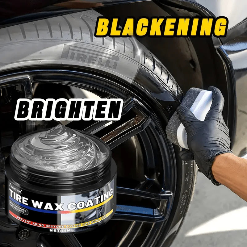 Car Repair Kit: Black Interior Wax, Dashboard Cleaner, Plastic Care,Tire Treatment, Seat Conditioner,External Plastic Restoratio