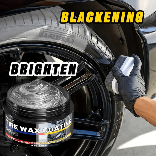 Car Repair Kit: Black Interior Wax, Dashboard Cleaner, Plastic Care,Tire Treatment, Seat Conditioner,External Plastic Restoratio