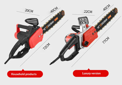Handheld Electric Chain Saw Felling Saw Home Electric Chain Saw Mini Chain Saw Tree Saw Powerful Electric Saw 16 inch 12 inch