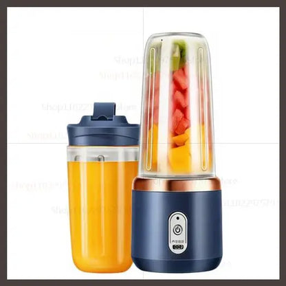 Portable Juicer Cup 6 Blade Blender Household Fruit Juicer Smoothie Mixer Machine USB Rechargeable Juice Extractor Kitchen Tool