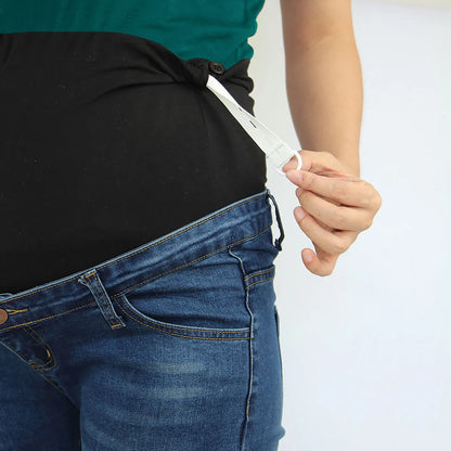 Maternity Clothing  Jeans Insert Panel  Skinny  Cotton Denim Pants for Pregnant Women Pregnancy Clothes