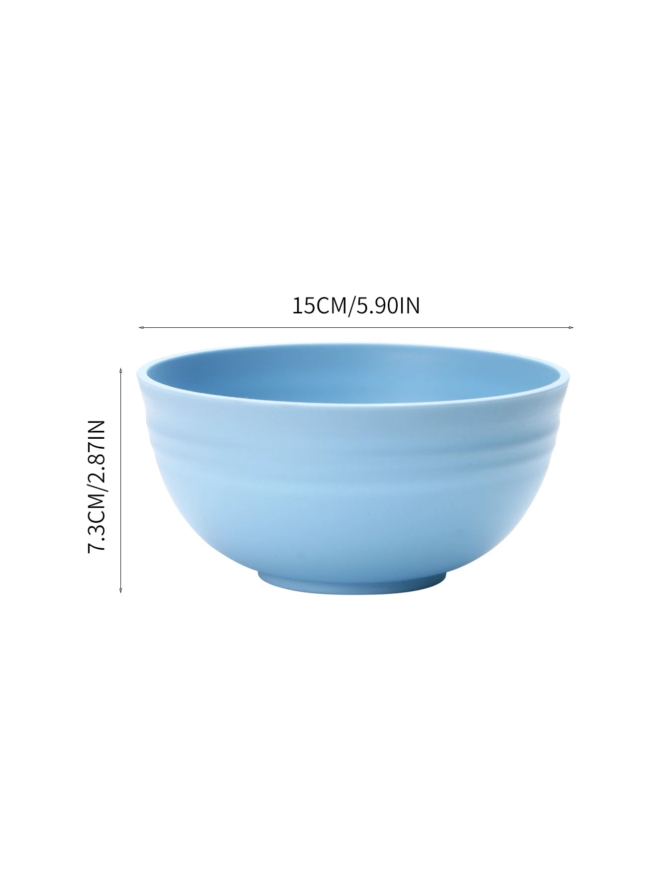 4/8pcs Plastic bowl (reusable) suitable for family kitchen restaurant picnic camping pack food snacks