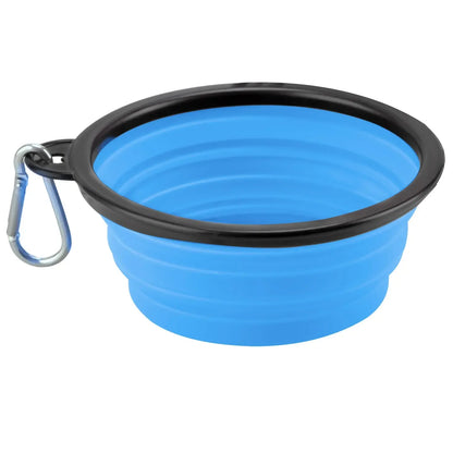 1PC Collapsible Portable Water Bowl for Dogs, 350ML/1000ML, Dish for Traveling Camping Walking