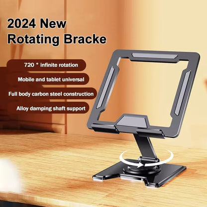 Tablet Holder Rotatable Hollow Tablet Stand Laptop Holder Tablet Mount Tablets Mount Bracket Stable & Foldable For Offices