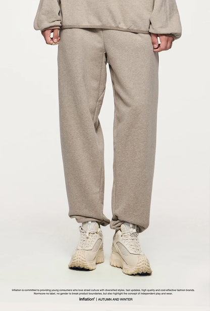 INFLATION Premium Cozy Joggers Pants  Unisex Basic Comfortable Relaxed Fit Joggers