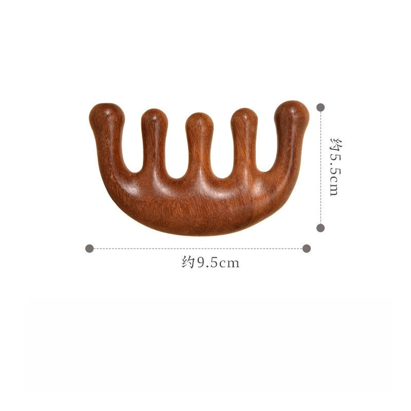 Scalp Massager Gua Sha Tool Wooden Massage Wood Comb Scalp Head Oil Massager Scalp Hair Comb Tools Hair Care
