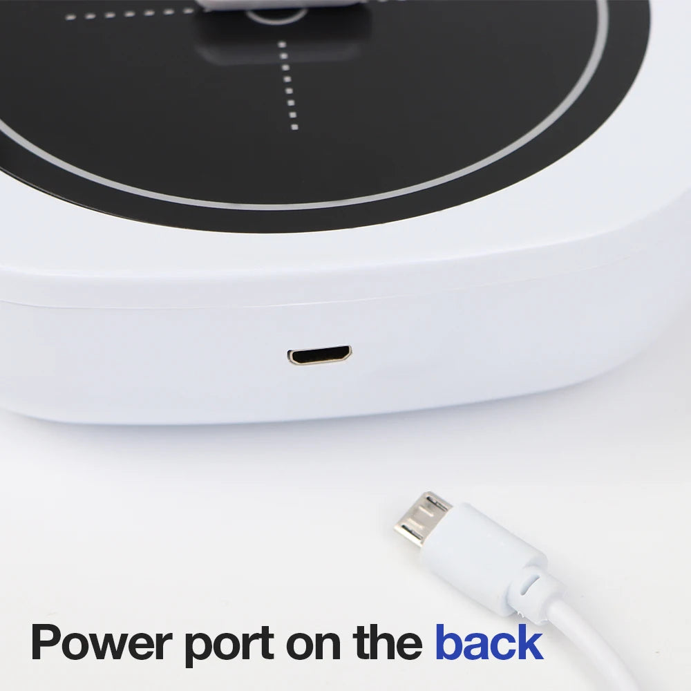 1L Magnetic Stirrer Mini Lab Stir Mixer Portable Stirrer Plate with Stir Bar for Laboratory 600-4000RPM Mixing Panel EU Plug