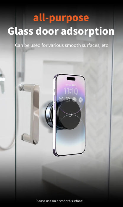 K009 Magnetic Car Mount Phone Holder Vacuum Adsorption 360° Rotation Super Strong Suction Bracket For Car Desk Bathroom 2025