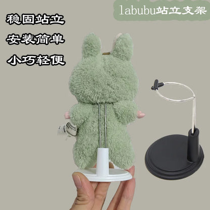 LABUBU Adjustable Metal White Black Doll Dummy Puppet Wrist Stand Holder Bracket Support Dollhouse Accessories Toy Store Display