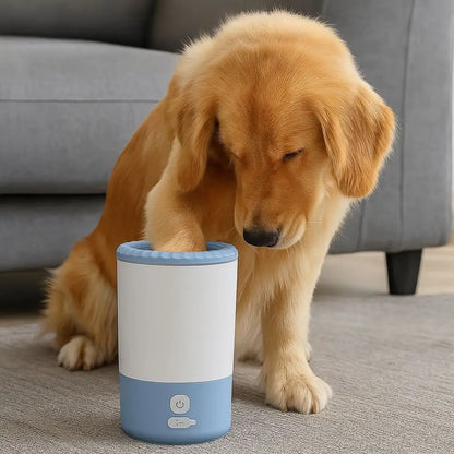 Portable Pet Paw Washer Low Noise Quick Clean Electric Pet Paw Cleaner USB Charging Pet Paw Washing Cup for Cats and Dogs