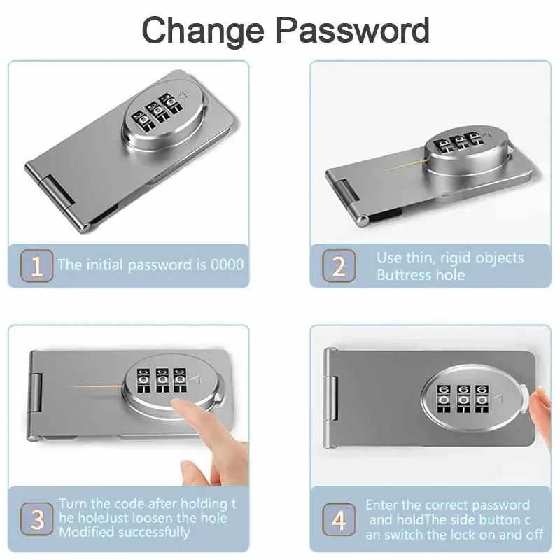 Drawer Combination Lock Child Safety Protection Lock for Drawer Multifunctional Home Cabinets Home  Mechanical Password Lock