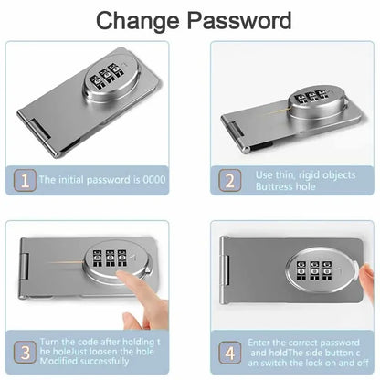 Drawer Combination Lock Child Safety Protection Lock for Drawer Multifunctional Home Cabinets Home  Mechanical Password Lock
