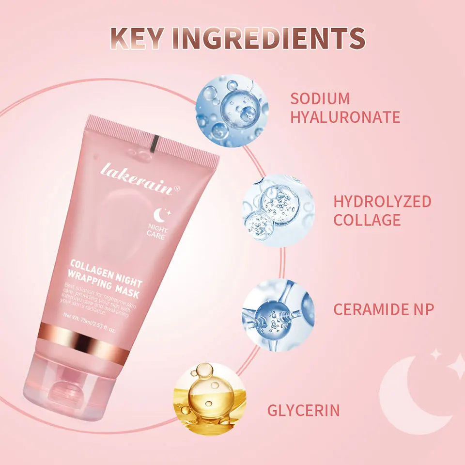 Skincare Koreans Originales Deep Collagen Mask Peel Off Mask Facial mask soluble collagen hydration tightening Night cream skin