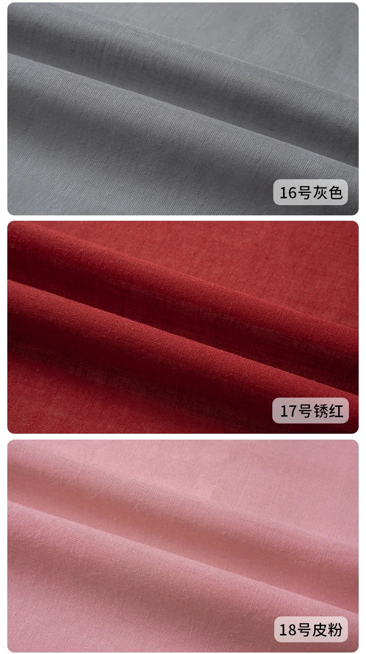 Cotton Summer Solid Color Clothing Lining Cloth White Cotton Dress Mesh Cotton Clothes Lining Fabric