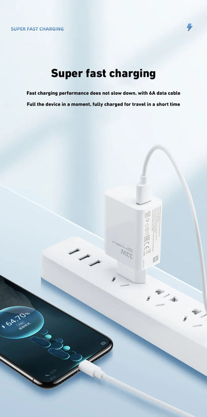 2025 Xiaomi Original Charger 120W 67W 33W Ultra Fast Charger EU GaN Plug Charge Adapter USB Type C Cable For Samsung Redmi Phone
