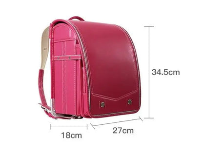 Japanese Randoseru Backpack  Elementary School Bookbags for girls Japan PU Leather Japan School Bag For Boys School Backpack Bag