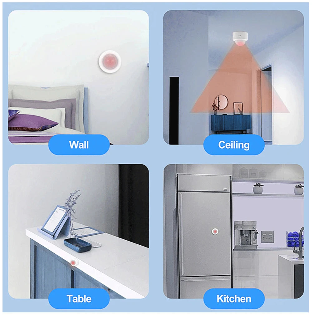 Zigbee 3.0 Human Motion Sensor Smart Home PIR Motion Sensor Infrared Detector Smart Life App Security Alarm Sensor Need Gateway