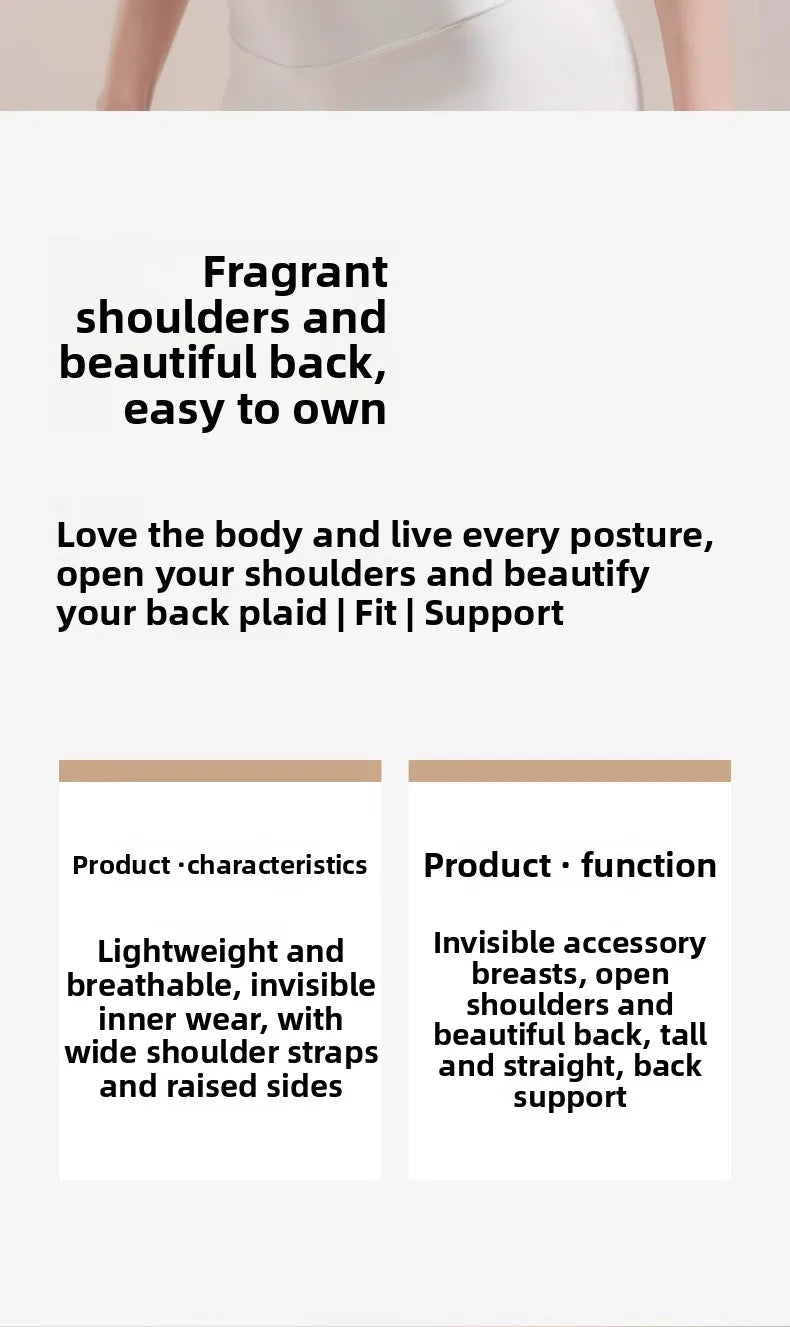 Posture Corrector for Adults - Adjustable Back Brace To Straighten Spine Improve Shoulder Alignment Kyphosis Correction