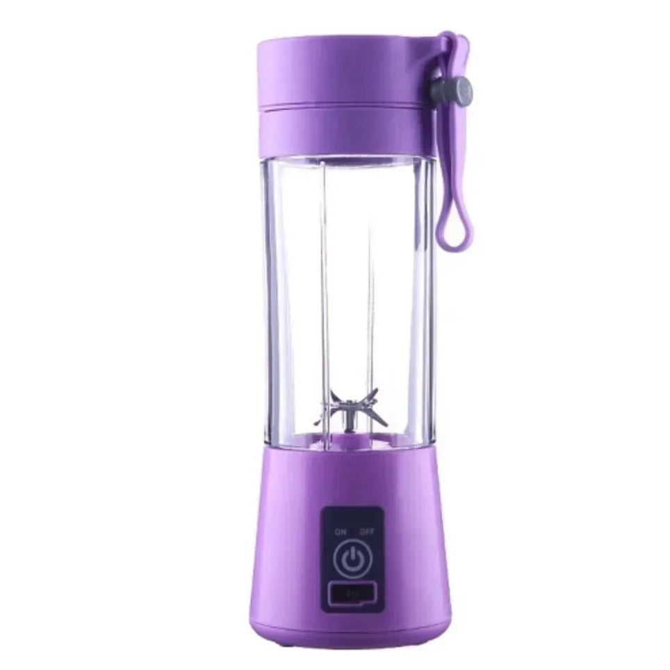 Mini Portable Handheld USB Rechargeable Blender 380ml Travel Smoothie Maker Juicer Cup for On-the-Go Shakes & Juices